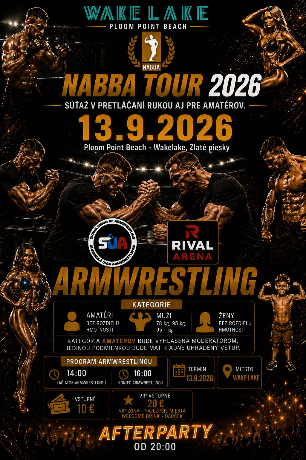 NABBA TOUR 2026 — domáca súťaž na Zlatých pieskoch